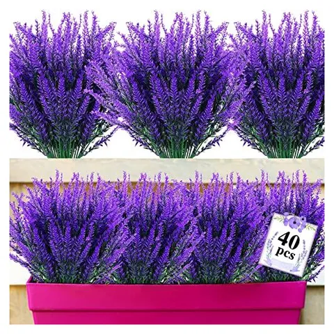 Yunsailing Artificial Lavender Bundles – Purple