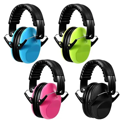 Yunsailing Kids Noise-Reduction Earmuffs – Blue, Green, Pink, Black