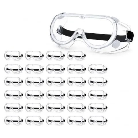 Yunsailing Anti-Fog Safety Goggles – Clear, Black