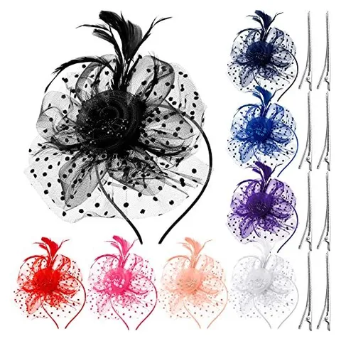 Yunsailing Fascinator Hats – Classic Color