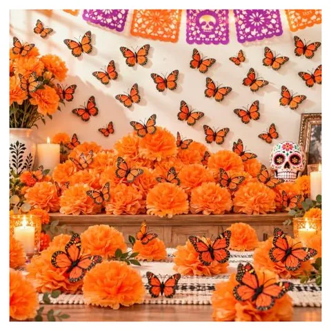 Yunsailing Marigold Garlands & Day of the Dead Decor
