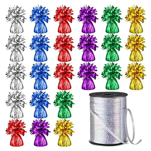 Yunsailing Balloon Weights with Ribbon – Stylish Colors