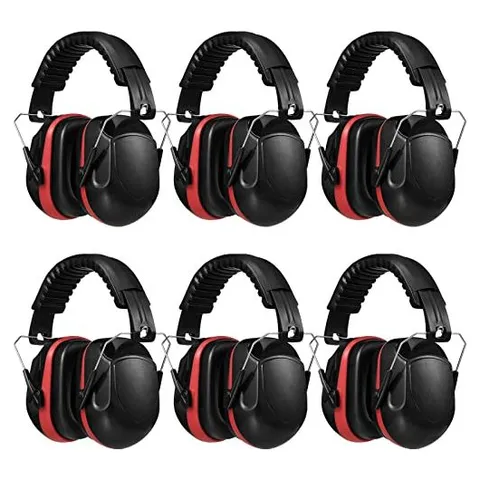 Yunsailing NRR 28 dB Hearing Protection Earmuffs – Red