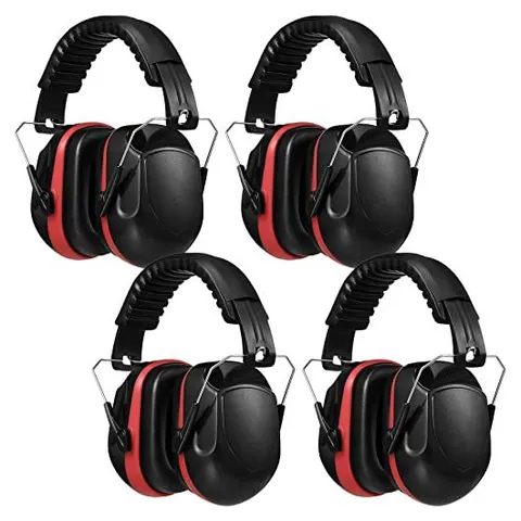 Yunsailing Foldable Noise-Reduction Earmuffs – Red