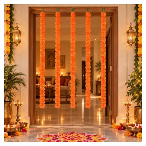 Yunsailing Marigold Garlands & Day of the Dead Decor – Orange