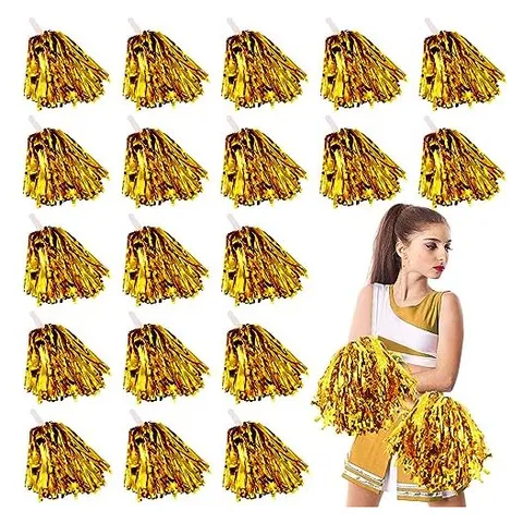 Yunsailing Cheerleading Pom Poms – Gold