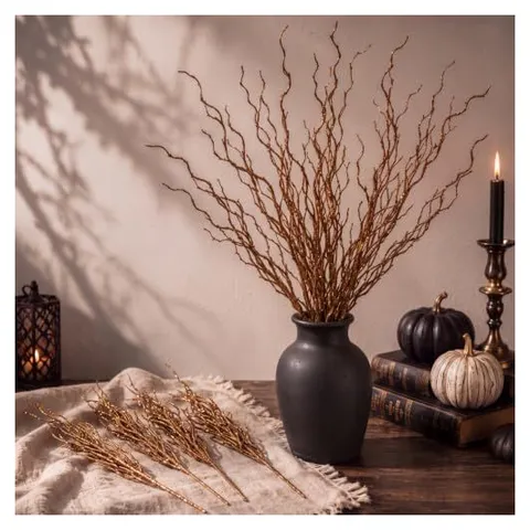 Yunsailing Curly Willow Branches – Bronze