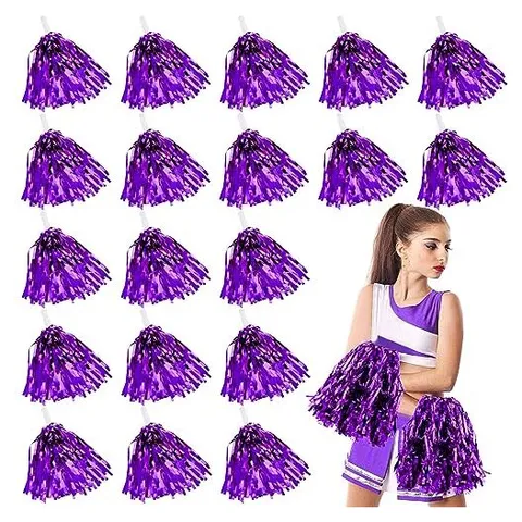 Yunsailing Cheerleading Pom Poms – Purple