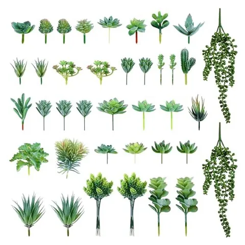 Yunsailing Mini Artificial Succulents – Classic