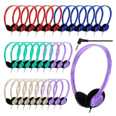 Yunsailing Lightweight Over-Ear Headphones – Vivid Color