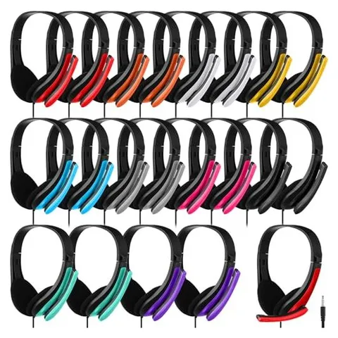 Yunsailing Classroom Headphones with Mic – Multicolor