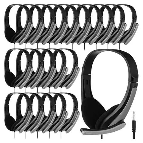 Yunsailing Classroom Headphones with Mic – Grey