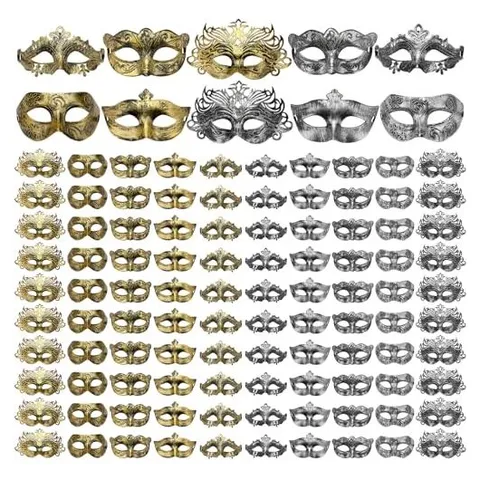 Yunsailing Masquerade Masks with Straps – 10 Styles