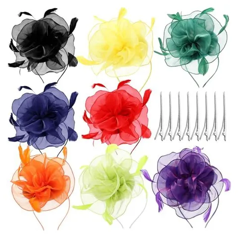 Yunsailing Fascinator Hats – Bright Color