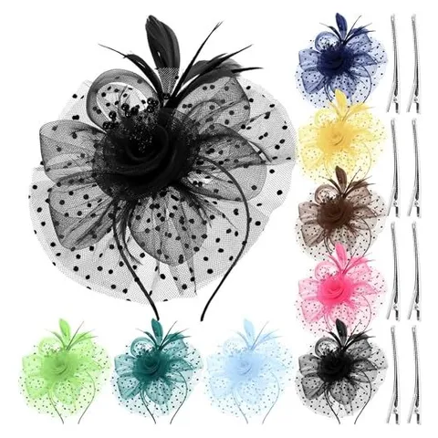 Yunsailing Fascinator Hats – Garden Colors